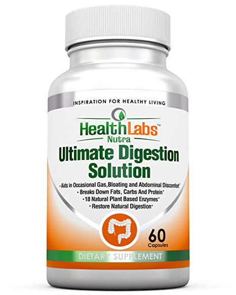 Digestive Enzymes For Irritable bowel Syndrome Strongest on the Market 18 All Natural Ingredients 30 Day Supply 500mg Probiotics