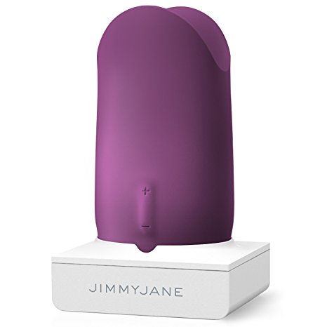 Jimmyjane - Form 5 Massager, Medical Grade Silicone, Waterproof, Rechargable, Plum