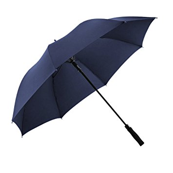 Bodyguard Oversize Golf Umbrella, 60 Inch Automatic Open Stick Umbrella, Extra Large Umbrella Super strong and Waterproof -Blue