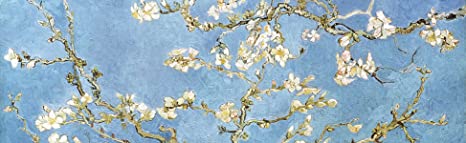 Vincent Van Gogh Almond Blossoms Flowering Tree Floral Fine Art Print (Unframed 12x36 Poster)