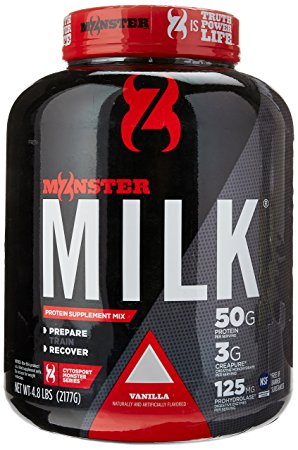 Cytosport Monster Milk Nutritional Drink, Powder Protein Supplement Mix, Vanilla Flavored, 4.8 Pound (About 25 Servings)