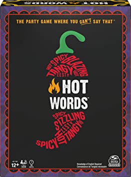 Spin Master Games Hot Words, Word Guessing Party Game, for Adults and Teens Ages 16 and up (6056961)