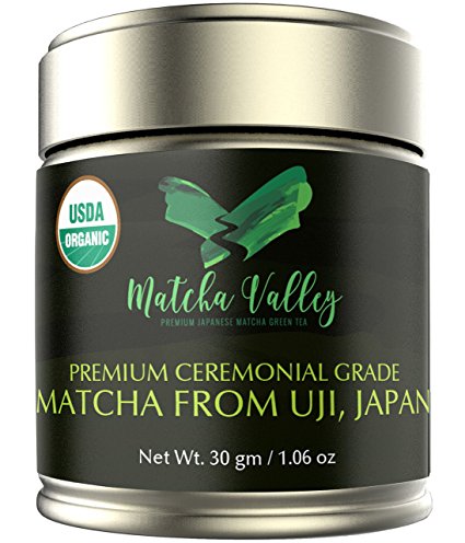 Premium matcha green tea powder from Uji, Japan - USDA certified matcha Tea – Ceremonial grade – 30 gm [1.06] OZ- 1st Harvest