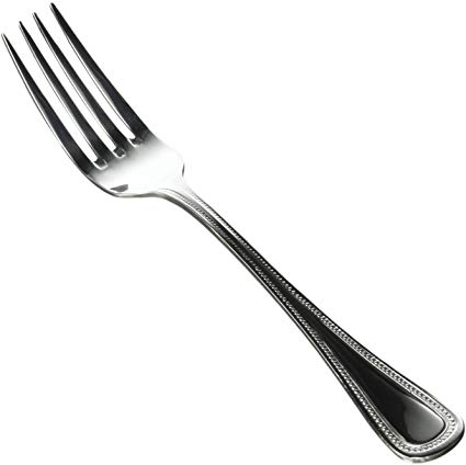 Winco Deluxe Pearl 12-Piece Table Fork Set, 18-8 Stainless Steel