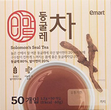 [HEALTH TEA] Korea Food Solomon's Seal Tea 1.2g X 50 Tea Bags by emart
