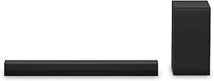 LG DS40T 2.1 Soundbar (300W) mit kabellosem Subwoofer (ARC, HDMI, Optisch, Bluetooth) [2024], Schwarz