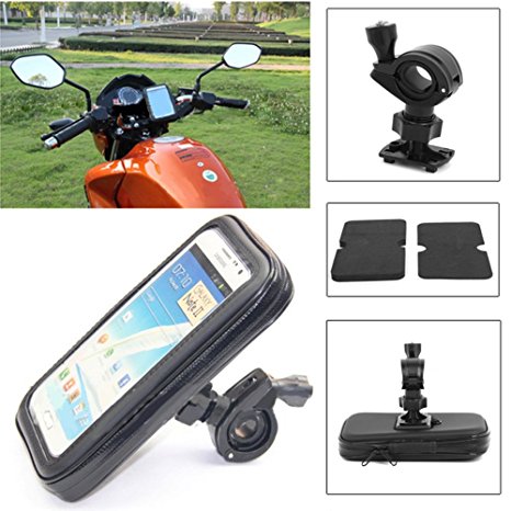MultiWare Motorbike GPS Phone Holder GPS Waterproof Case Black