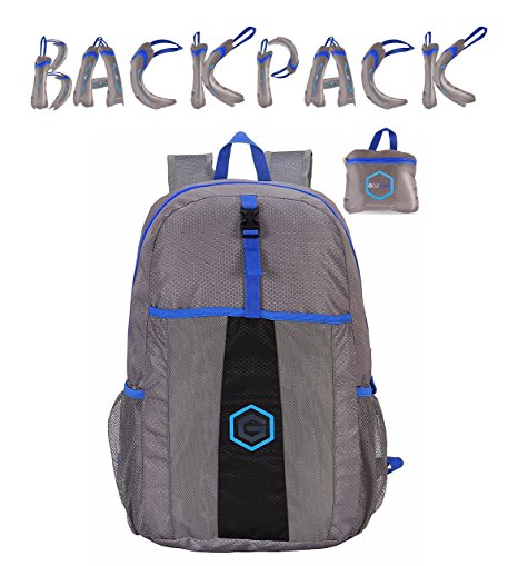 Top Lightweight Packable Backpack 35L, Perfect for Travel, Hiking, Camping, & Outdoor, Daypack is Handy, Foldable, Durable, & Easy to Fold for Men and Women