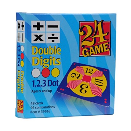 Original 24 Game Cards Double Digits