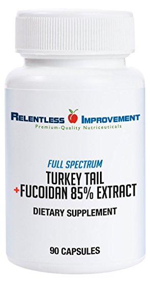 Relentless Improvement Fucoidan 85% Extract Plus Turkey Tail Mushroom
