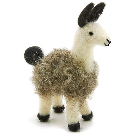 Dimensions Llama Felt Animals Needle Felting Craft Kit, 4'' x 6''