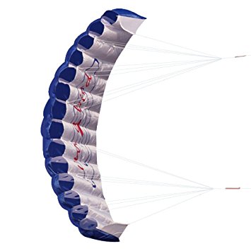 Hengda Kite NEW 1.4m Power Kite Outdoor FUN Toys Parafoil Parachute Dual Line Surfing ORANGE