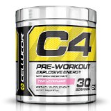 Cellucor - C4 Fitness Training Pre-Workout Supplement for Men and Women - Enhance Energy and Focus with Creatine Nitrate and Vitamin B12 Pink Lemonade 30 Servings