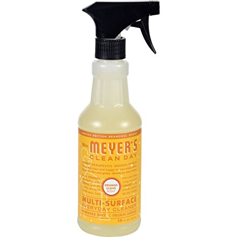 Mrs. Meyer's Clean Day Multi-Surface Everyday Cleaner, Orange Clove, 16 Fluid Ounce