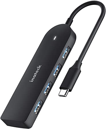 Inateck USB C Hub with 4 USB Type-A 3.0 Ports