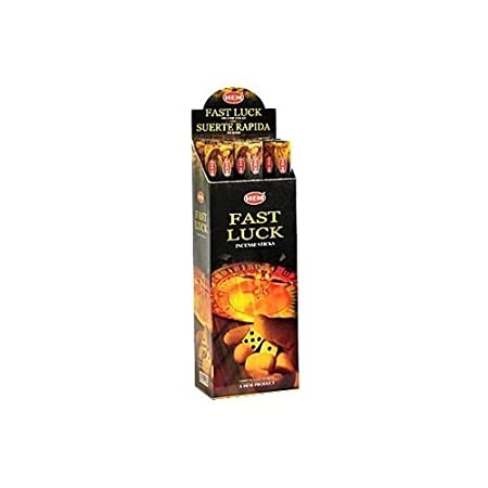 Fast Luck - Box of Six 20 Stick Tubes - HEM Incense