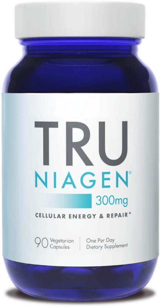 TRU NIAGEN Nicotinamide Riboside - Patented NAD Booster for Cellular Health & Energy Metabolism, 300mg Vegetarian Capsules, 300mg Per Serving (90 Day (1 Bottle))