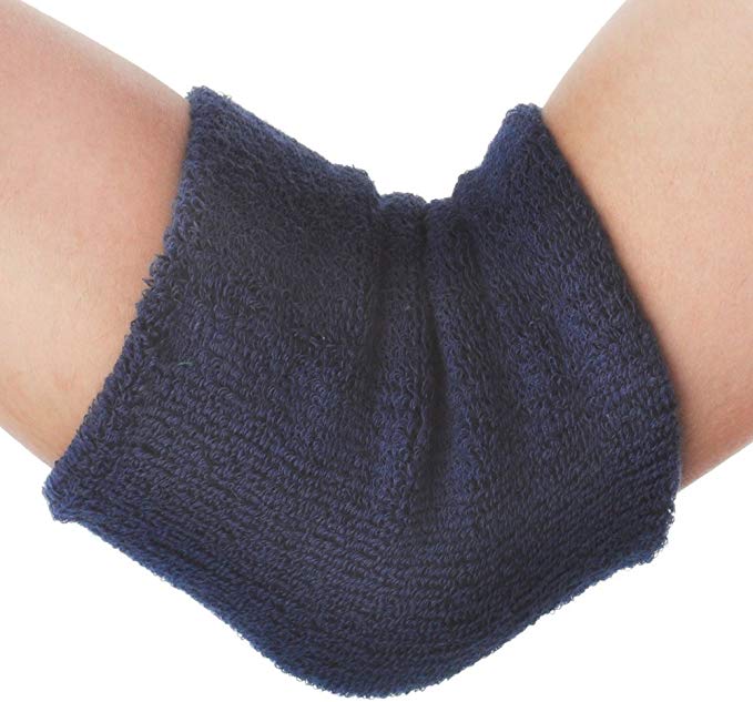GOGO Terry Cloth Thick Arm Sweatband, 6" Long Wristband Armband