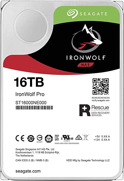 Seagate IronWolf 16TB SATA 256Mb 7200Rpm