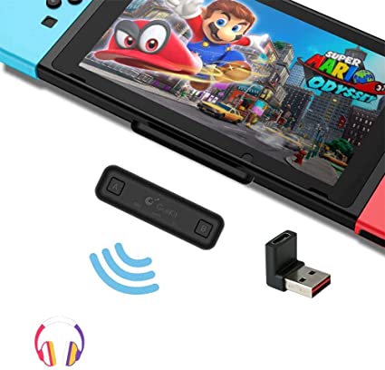 WeChip GuliKit Route Air Bluetooth Adapter for Nintendo Switch/Switch Lite / PS4 / PC, 5mm, Low Latency, Battery Free, Plug and Play