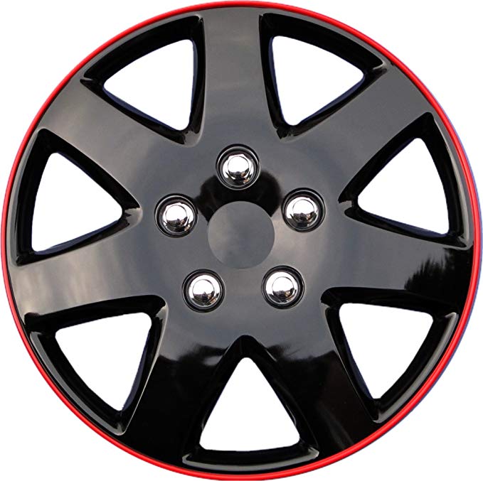 Drive Accessories KT-962-15IB R, Toyota Paseo, 15" Ice Black Replica Wheel Cover, (Set of 4)