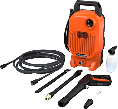 BLACK DECKER Electric Pressure Washer, Cold Water, 1700 PSI, 1.2 GPM (BEPW1700)