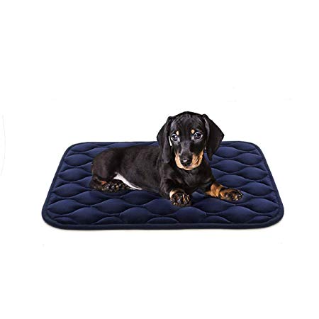 AIPERRO Dog Crate Pad Washable Dog Bed Mat Dog Mattress Pets Kennel Pad for Large Medium Small Dogs and Cats
