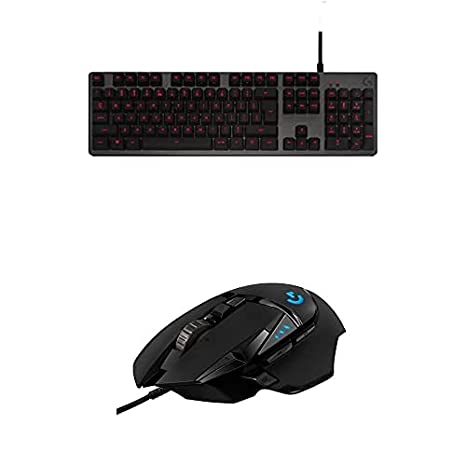 Logitech 502 Hero Gaming Mouse (Black) and Logitech G413 Mechanical Keyboard