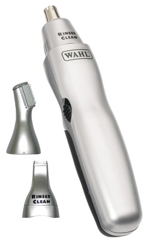 Wahl 5545-427 3-in-1 Nose Ear and Eyebrow Hair Battery Trimmer