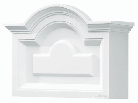 NuTone LA140WH Classic Arched Top Design Decorative Wired Two-Note Door Chime White