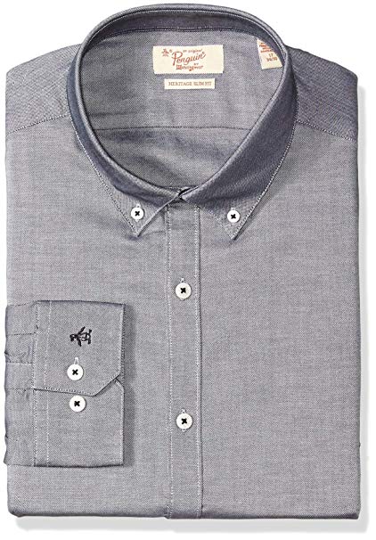 Original Penguin Men's Slim Fit Essential Oxford Dress Shirt