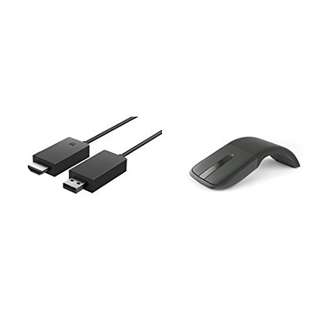 Microsoft Wireless Display Adapter & Microsoft Arc Touch Mouse Surface Edition bundle