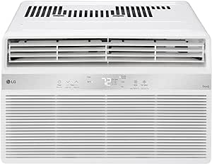 LG LW8024RSMX Window Air Conditioner, 8,000 BTU, White