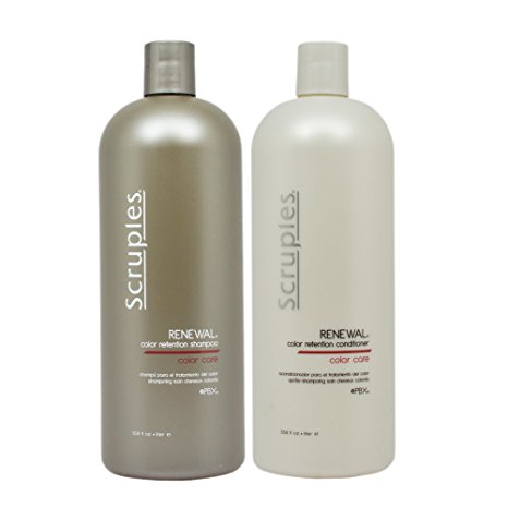 Scruples Renewal Color Retention Shampoo & Conditioner 33.8oz Duo "Set"