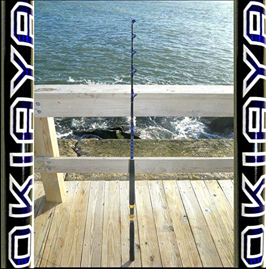 OKIAYA COMPOSIT 50-80LB Blueline Series Saltwater Big Game Roller Rod