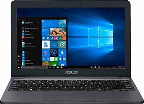 2019 Newest Asus Vivobook E203MA Thin and Lightweight 11.6 inch HD Laptop Notebook,Intel Celeron N4000 Processor,2GB/4GB RAM,32GB eMMC,802.11AC Wi-Fi,HDMI,USB-C,Win 10,optional 128G/256G SD,Black/Blue