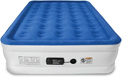 SoundAsleep Dream Series Air Mattress with ComfortCoil Technology & Internal High Capacity Pump - Queen Size