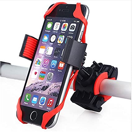 FY 360°Rotating Bike Phone Mount&Motorcycle Phone Mount for iPhone, Samsung and Most Smart Phones-Strong Stability and Adjustable Angle.