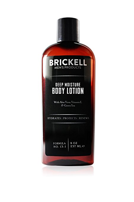 Brickell Men’s Deep Moisture Body Lotion for Men – 8 oz – Natural & Organic