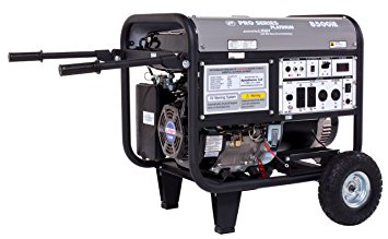 Lifan Platinum Series LF8500iEPL 8500 Watt Comercial 15 HP 420cc OHV Gas Powered Portable Generator with Electric Start and Wheel Kit with Never-Flat Foam Filled Tires