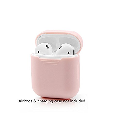 ZALU AirPods Case Protective Silicone Cover and Skin for Apple AirPods Charging Case (Pink)