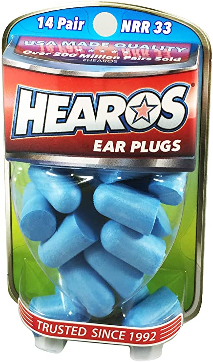 HEAROS Xtreme Ear plugs - Best In Class Noise Cancelling Disposable Foam Earplugs With NRR 33 Hearing Protection, 14 pairs