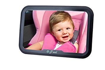 Baby Car Mirror For Back Seat- Crystal Clear Reflection - Safe Rear Facing Baby Mirror