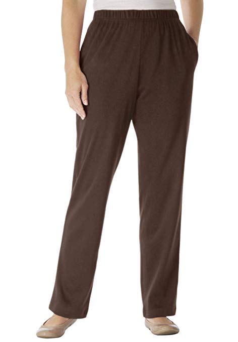 Woman Within Women's Plus Size 7-Day Knit Straight Leg Pant