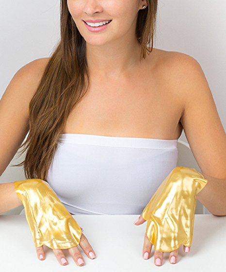 Gold Collagen Hand Mask for Deep Moisturizing and Hydrating (4-Pack)