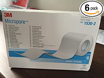 Micropore Surgical Tape White 5 cm x 9.1 m (Box of 6)