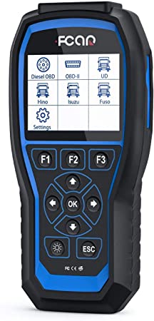 FCAR F506 heavy duty truck scanner Enhanced HD diesel scanner Full-systems diagnostic tools with Engine/ABS/VCS/EBS/SRS/Suspension/Battery/Cluth Transmission Check Trucks & Cars 2 in 1 Codes Reader