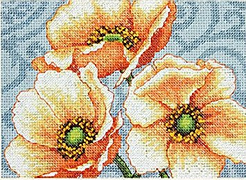 Dimensions Crafts 70-65139 Windflowers Counted Cross Stitch Kit