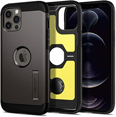 Spigen Tough Armor Designed for iPhone 12 Pro Max Case (2020) - Gunmetal