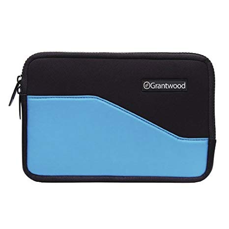 SimpleSleeve for Kindle, Premium Protective Neoprene Sleeve in Black/Blue, for the 6" Display (Latest, Kindle Keyboard)